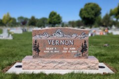 Upright Headstones by Kenworthy Monuments