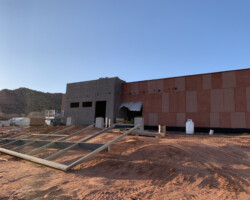 Sandblasting cement walls in Colorado City Sandblasting in Colorado City